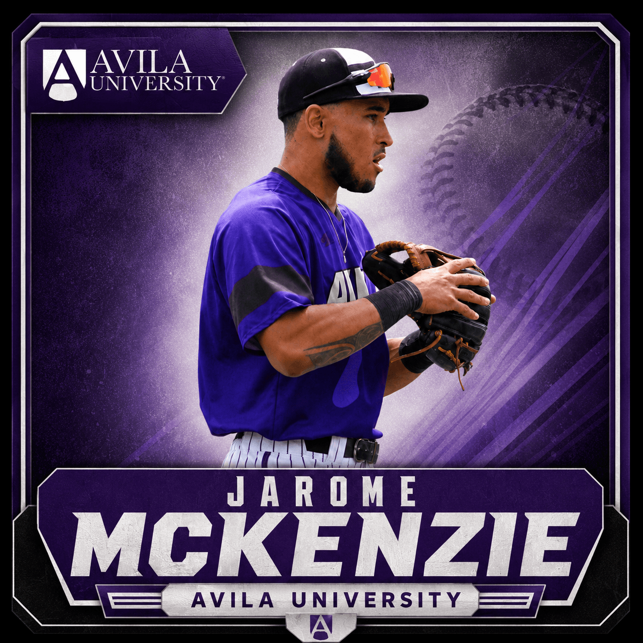 Jarome McKenzie in his Avila University baseball playing days